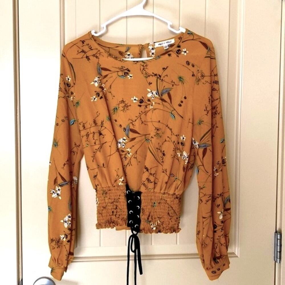 Miley & Molly Long Sleeve Blouse Large